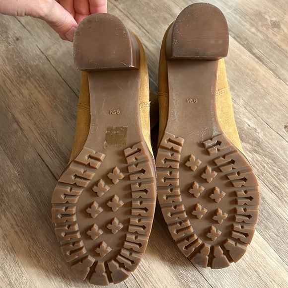 Tory Burch Camel Suede Booties - Picture 9 of 9